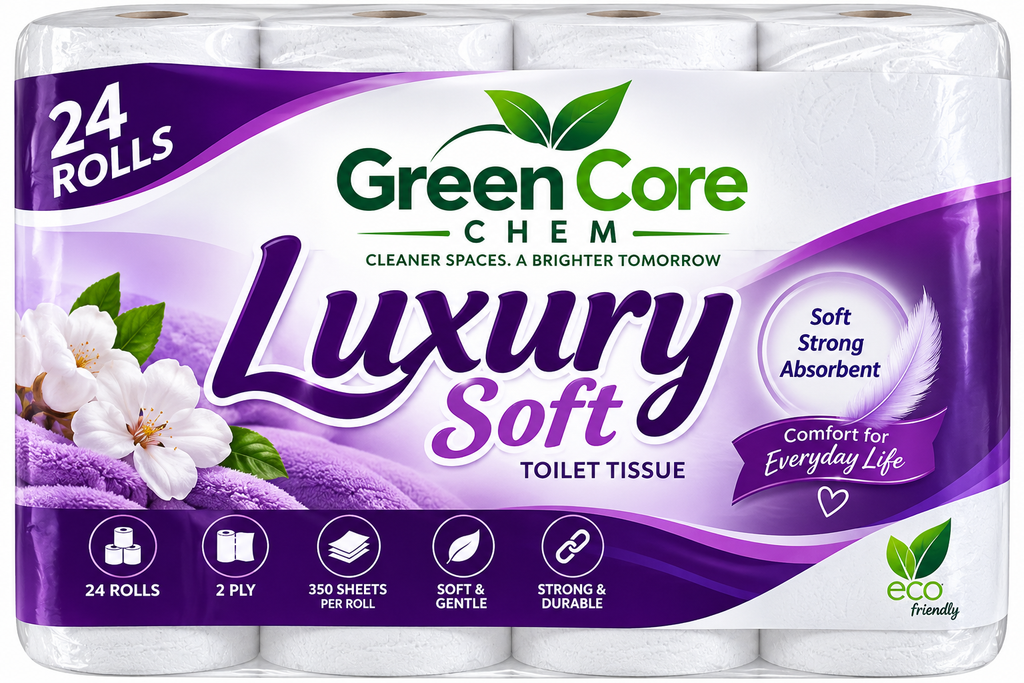 GreenCore Chem Luxury Soft Toilet Tissue