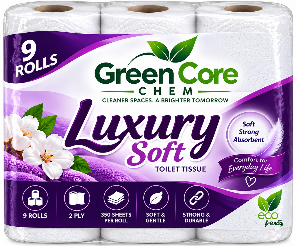 GreenCore Chem Luxury Soft Toilet Tissue