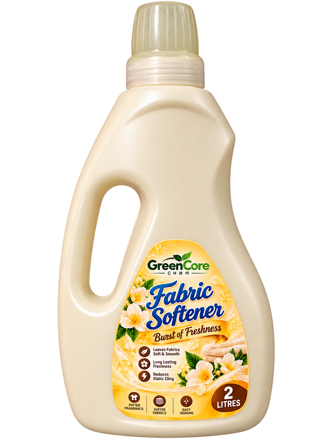 GreenCore Chem Fabric Softener – 2L Burst of Freshness