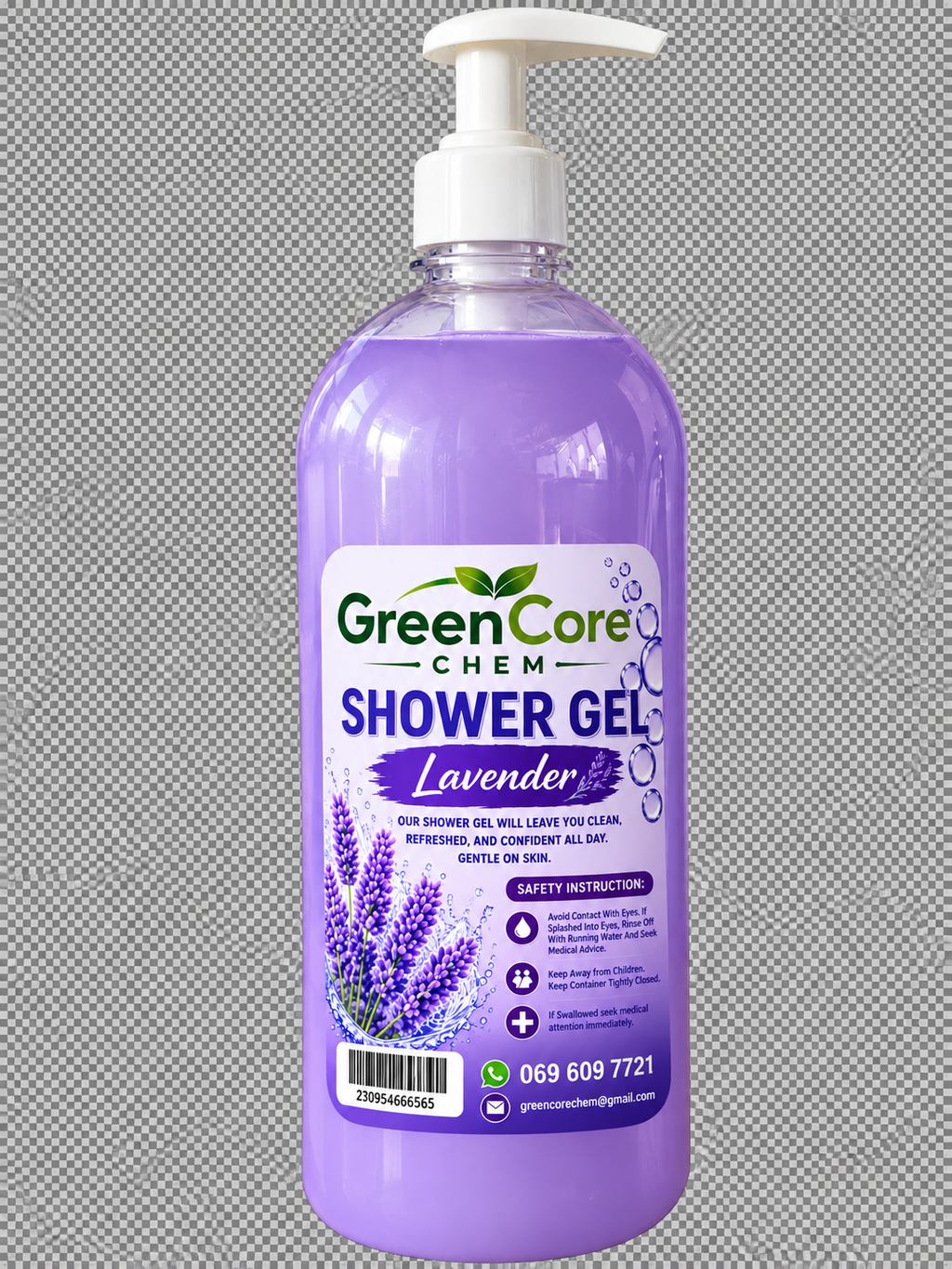 GreenCore Chem Lavender Shower Gel – 1L