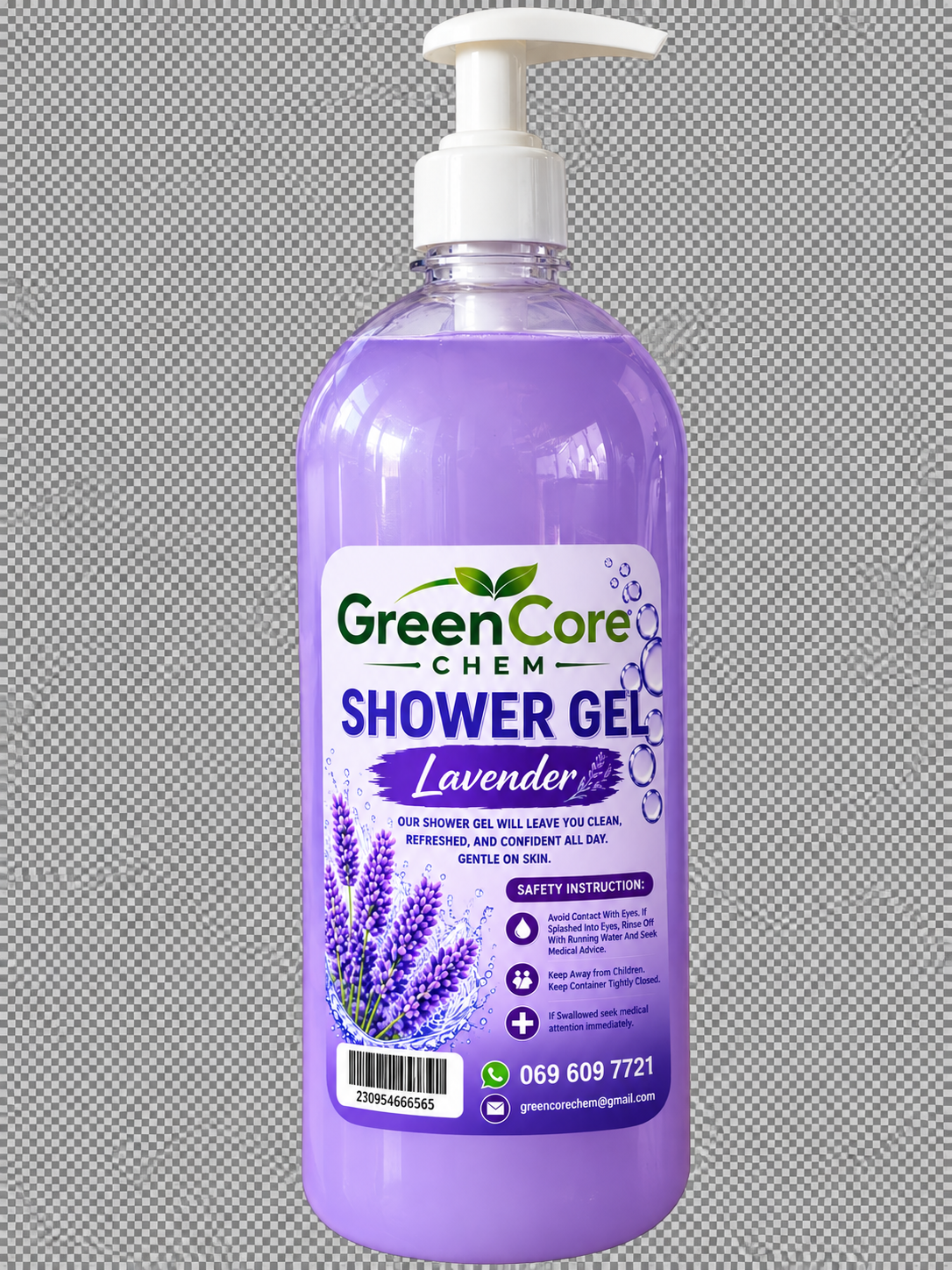 GreenCore Chem Lavender Shower Gel – 1L