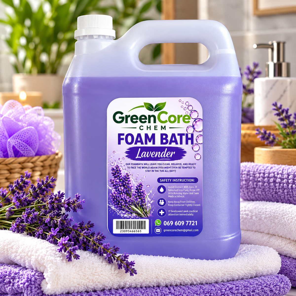 GreenCore Chem Lavender Foam Bath – 5L