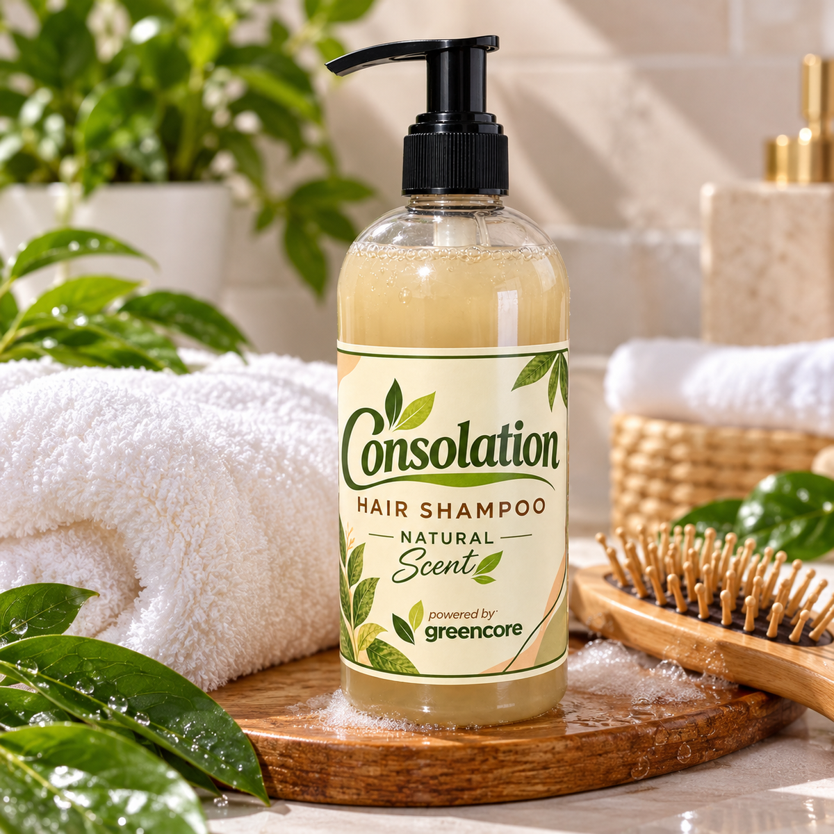 GreenCore Chem Anti-Dandruff Hair Growth Shampoo with Neem, Amla & Castor Oils – 500ml